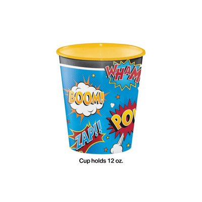 Vaso Plástico 12oz SuperHero