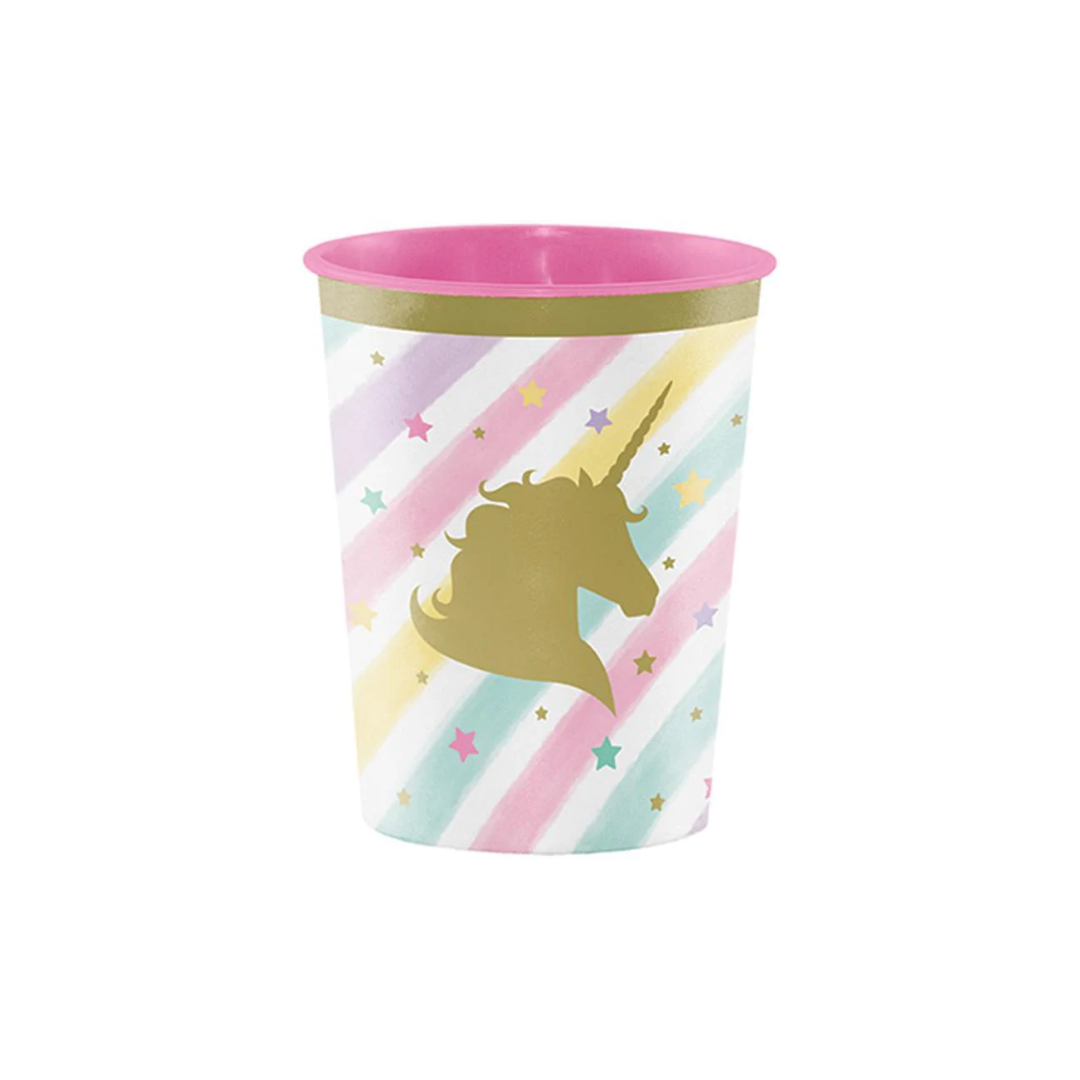 Vaso Plástico 16oz Unicorn Sparkle