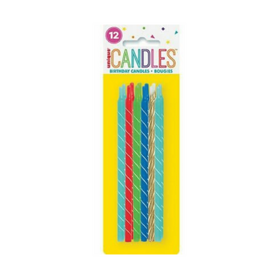 Velas Chispeantes Multicolor