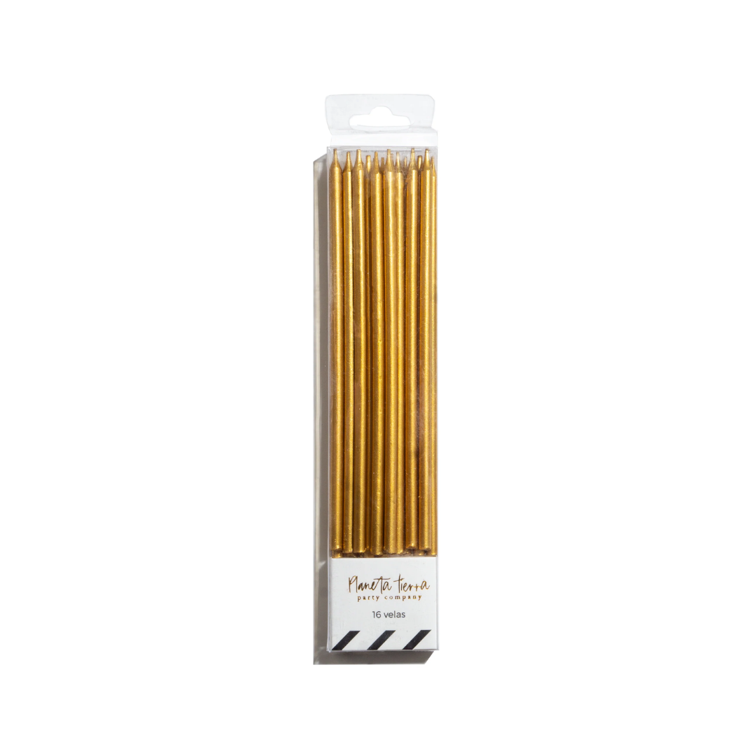 Velas Metallic Gold